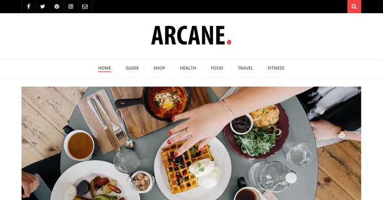 Download DesignOrbital - Arcane Magazine Blog WordPress Theme