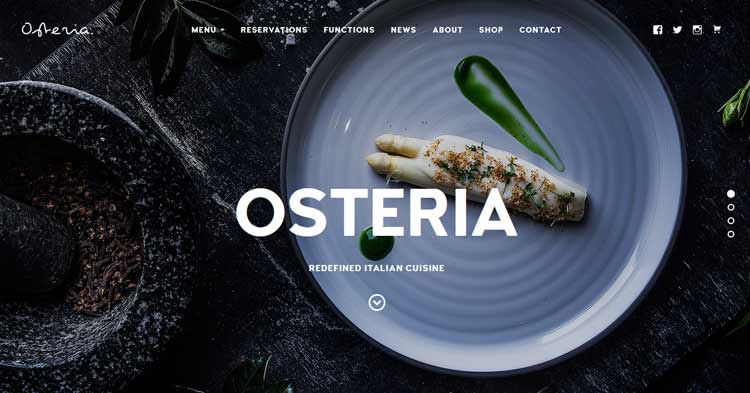 Download Pixelgrade - Osteria Restaurant Cafe WordPress Theme